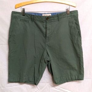 Olive Green Penguin Shorts